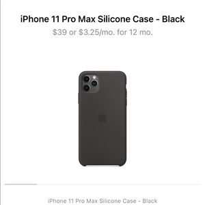 iPhone 11 Pro Max Silicone case Apple brand